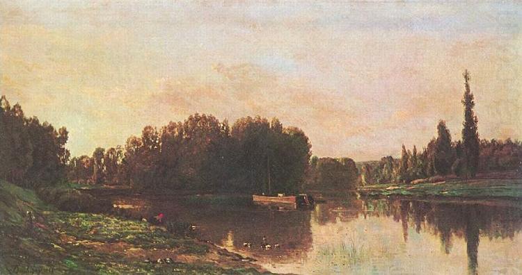 Charles-Francois Daubigny Der Zusammenflub der Seine und Oise china oil painting image